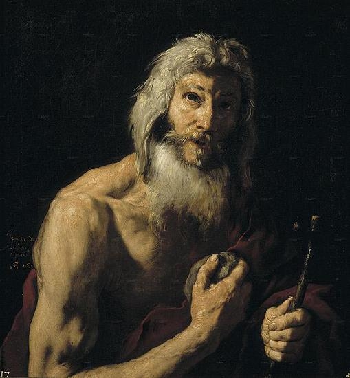 Jose de Ribera Bubender Hl. Hieronymus San Jeronimo penitente. oil painting image